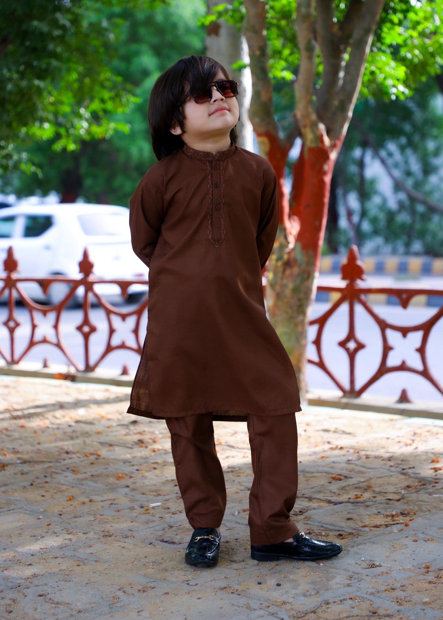 Chocolaty brown Kurta Trouser - KE 018