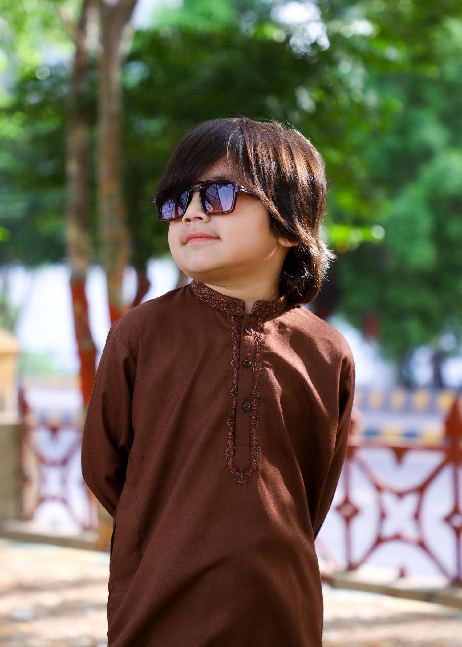 Chocolaty brown Kurta Trouser - KE 018