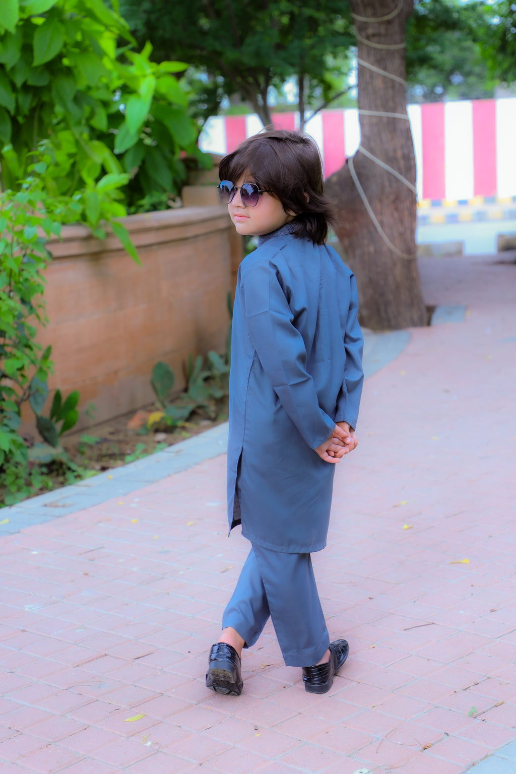 Cornflower Blue Kurta Trouser - KE 025
