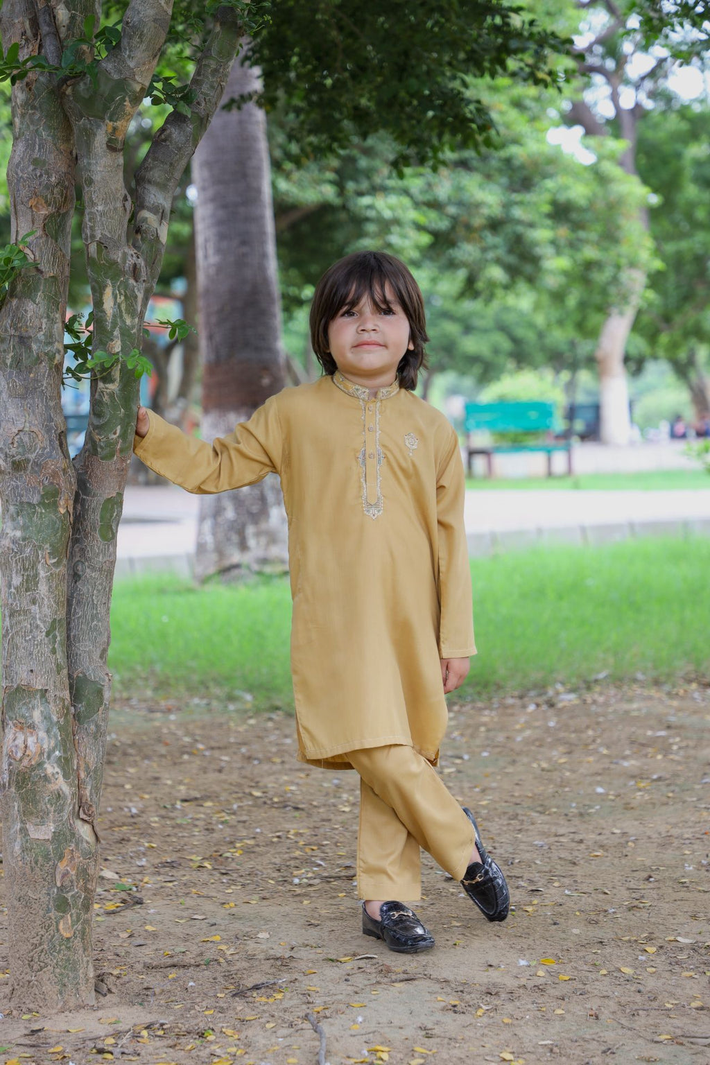Mustard Kurta Trouser - KE 026