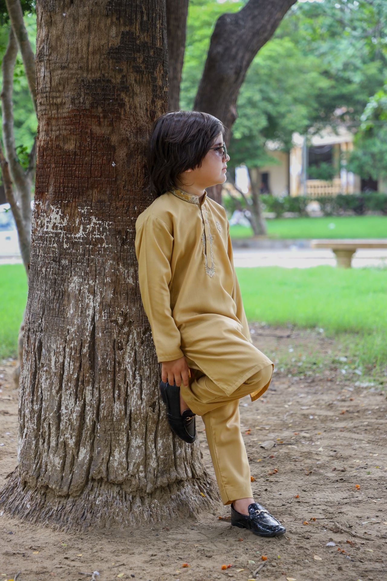 Mustard Kurta Trouser - KE 026