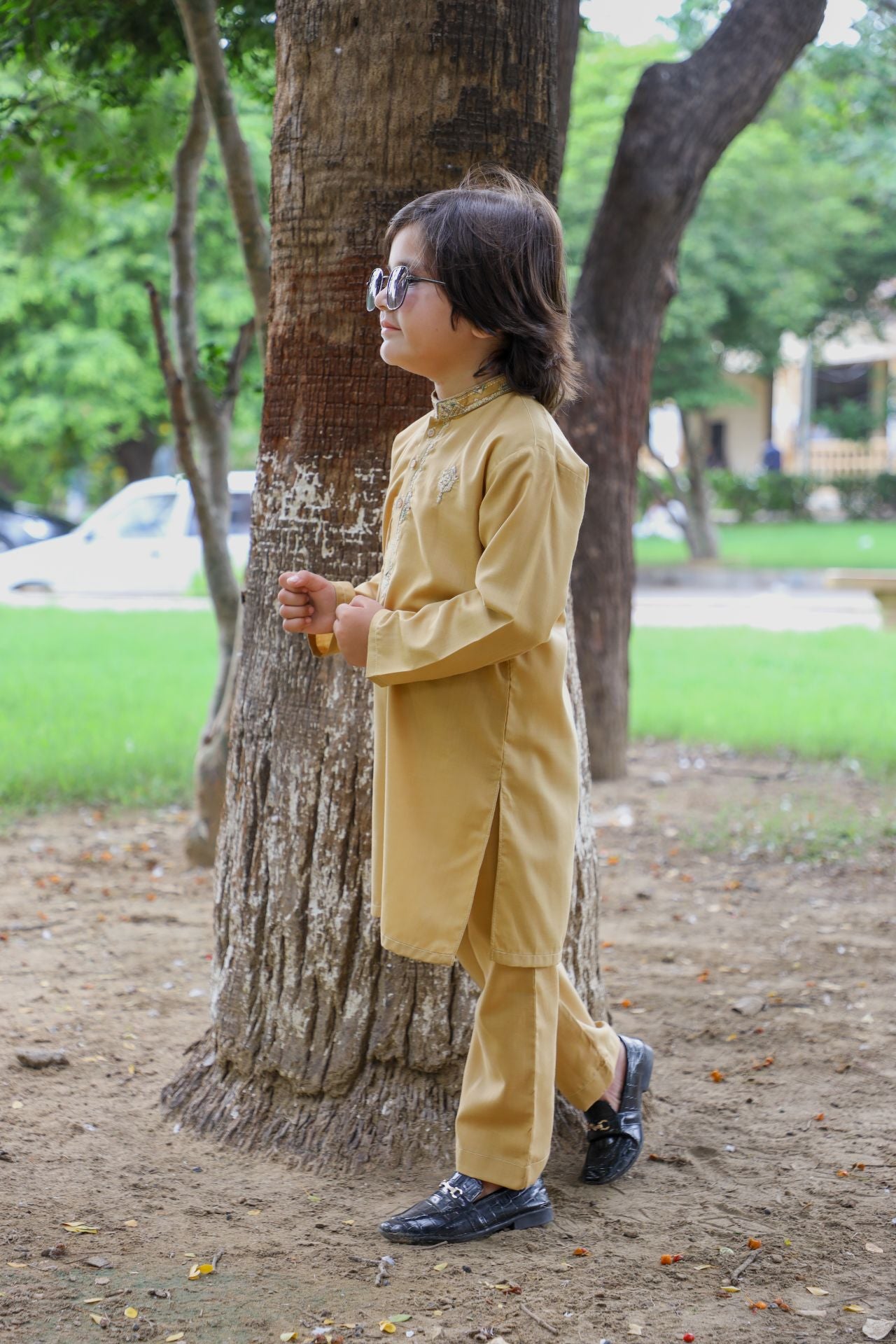 Mustard Kurta Trouser - KE 026
