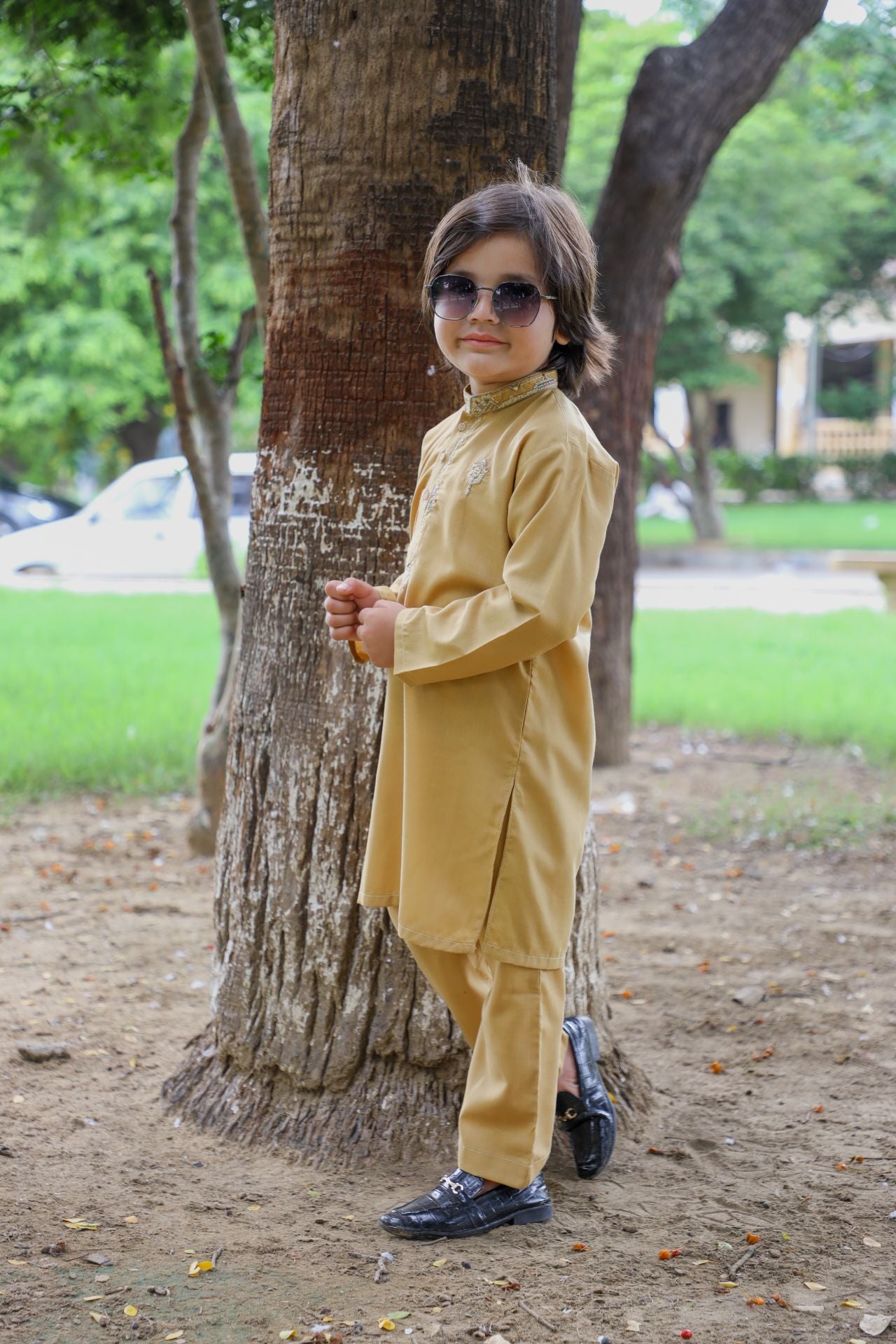 Mustard Kurta Trouser - KE 026