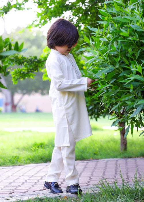 Ghost White Kurta Trouser - KE 020