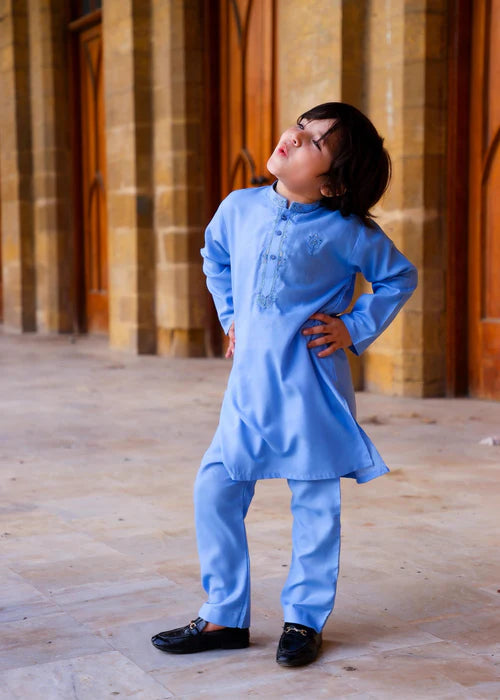 Blue Lagoon Kurta Trouser - KE 023