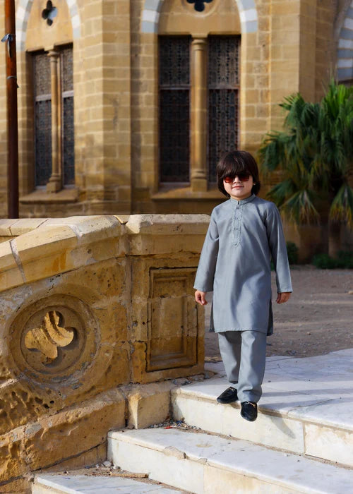 Cool Grey Kurta Trouser - KE 019
